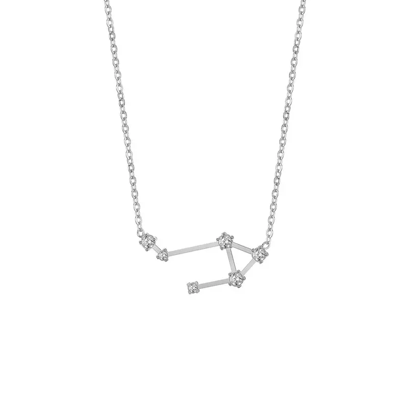 Cross-Border Zodiac Necklace with Diamond Engraving - Image 14