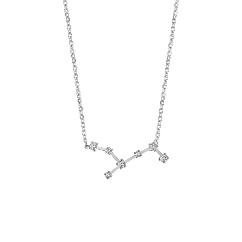Cross-Border Zodiac Necklace with Diamond Engraving - Image 16