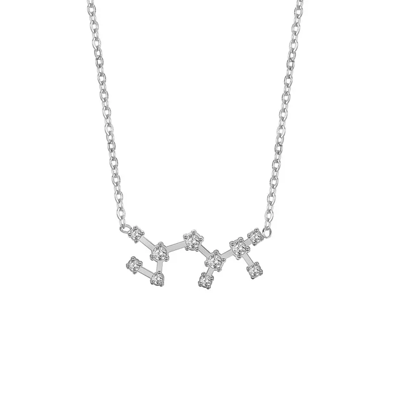 Cross-Border Zodiac Necklace with Diamond Engraving - Image 18