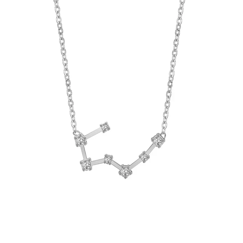 Cross-Border Zodiac Necklace with Diamond Engraving - Image 22