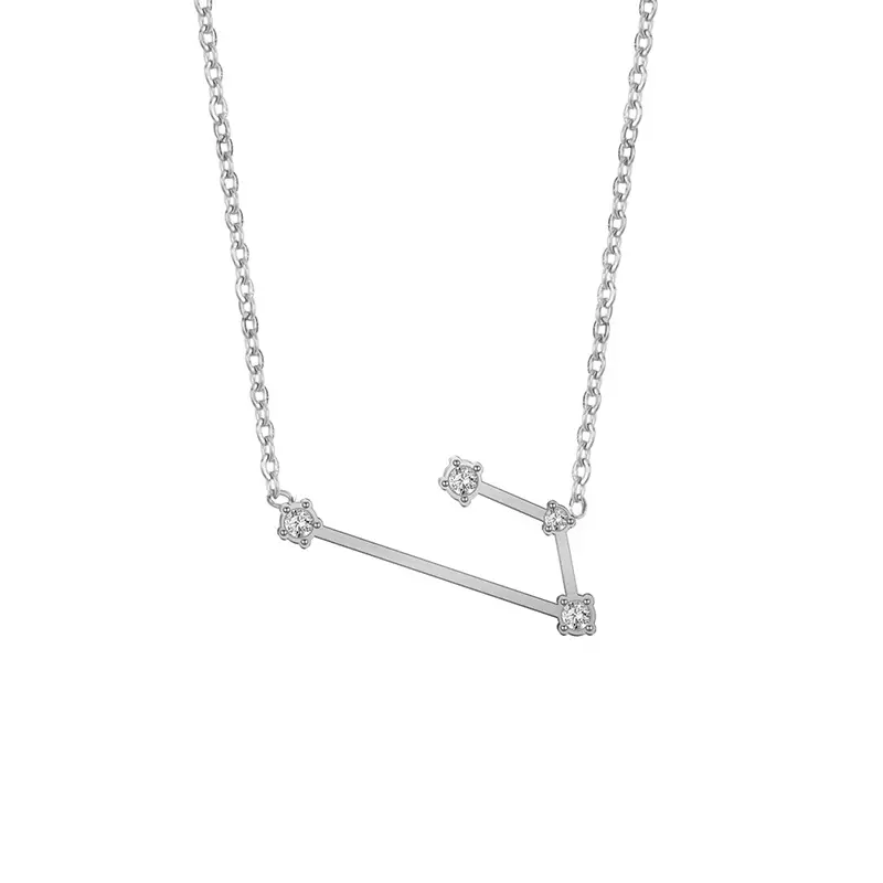 Cross-Border Zodiac Necklace with Diamond Engraving - Image 24