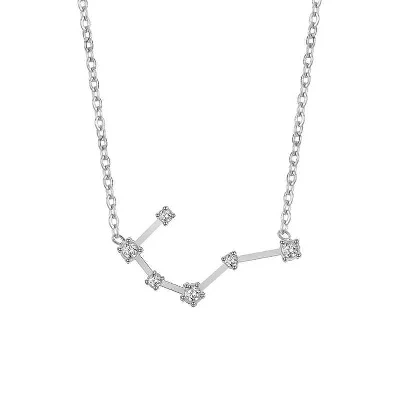 Cross-Border Zodiac Necklace with Diamond Engraving - Image 6