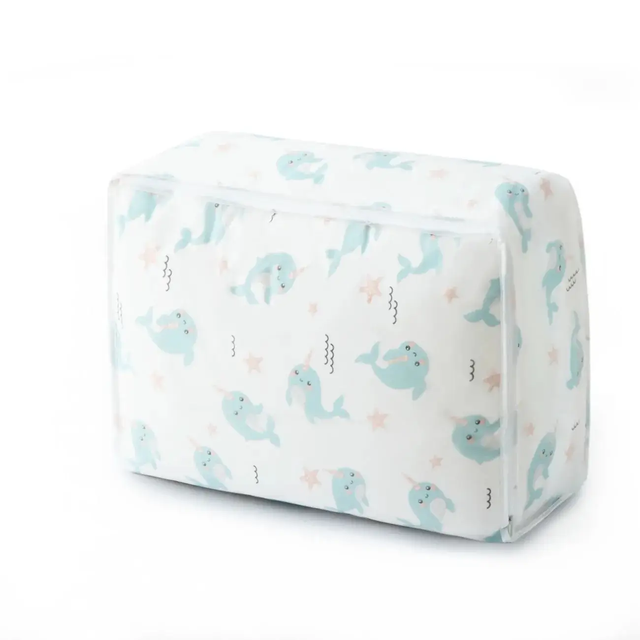 PEVA Quilt Storage Bag Cartoon Printed Dustproof - Image 2