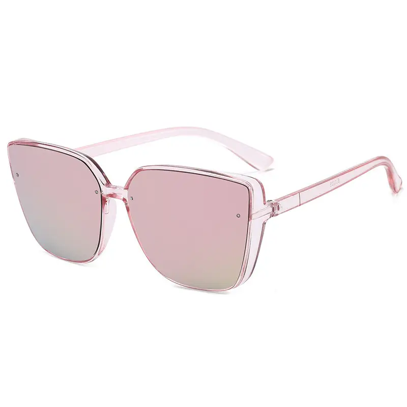 Pink 2025 Large Frame Sunglasses Women's Trendy Street Wear - Image 2
