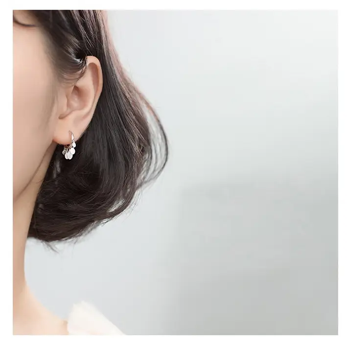 S925 Sterling Silver Tassel Ear Buckle Earrings - Image 3