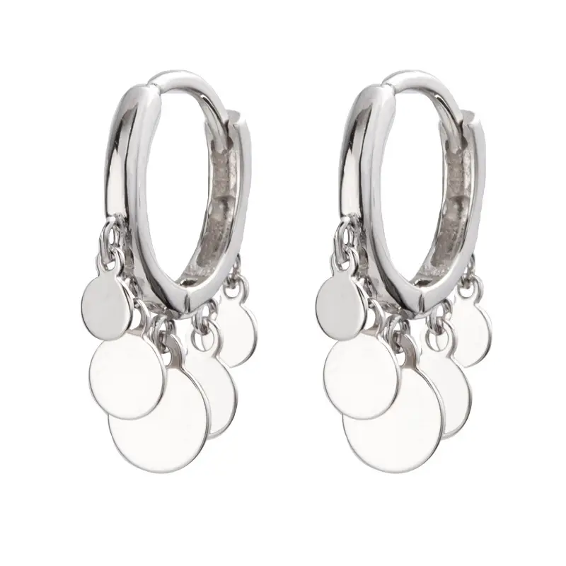 S925 Sterling Silver Tassel Ear Buckle Earrings - Image 5
