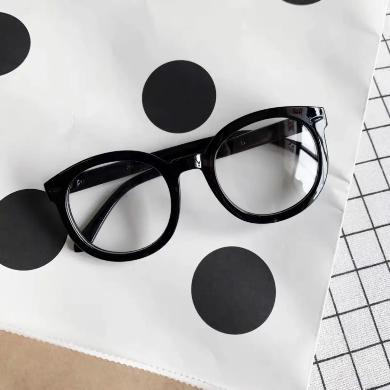 Black Thick Border Glasses for Women
