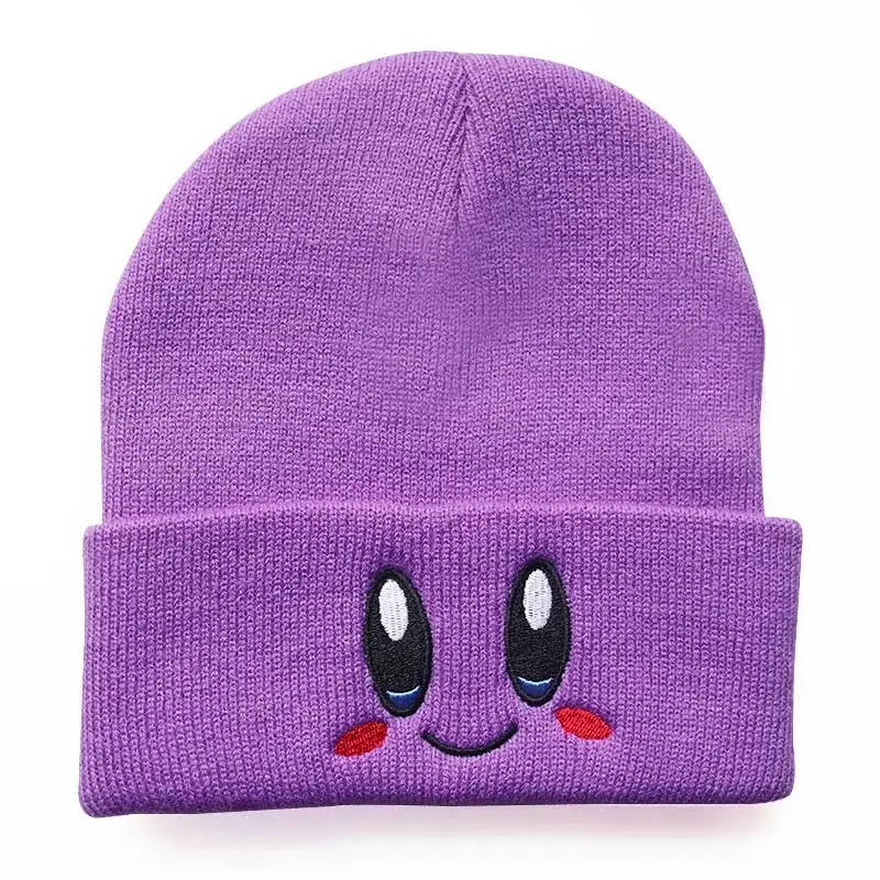 Cute Smiley Embroidered Wool Beanie for Men Women - Image 10