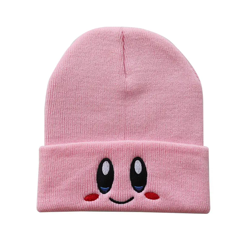 Cute Smiley Embroidered Wool Beanie for Men Women - Image 4