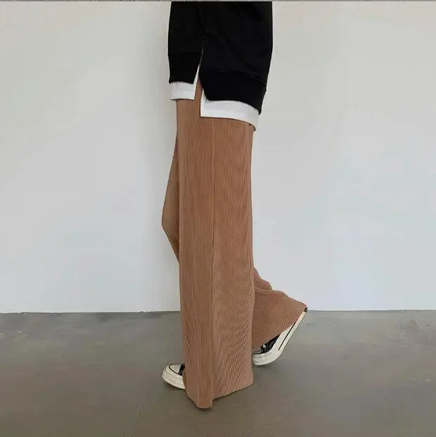 Women 2025 Wide Leg Pants Set Light Green Knit - Image 10