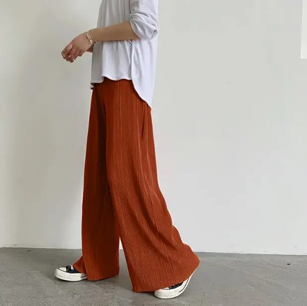 Women 2025 Wide Leg Pants Set Light Green Knit - Image 11
