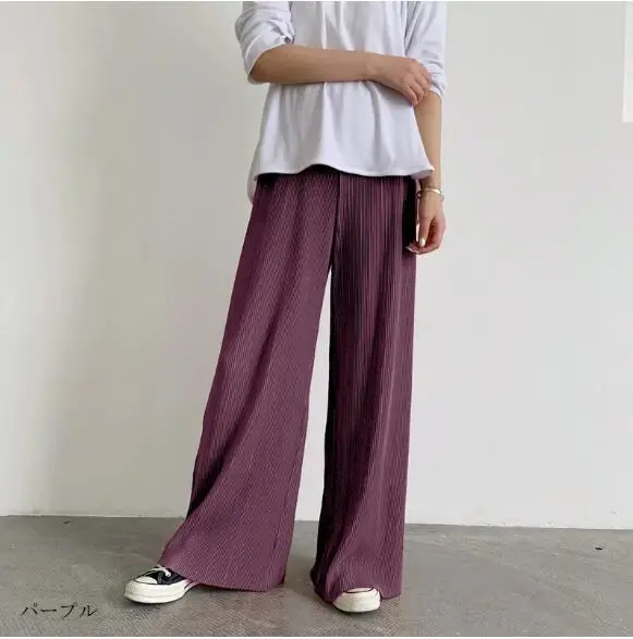 Women 2025 Wide Leg Pants Set Light Green Knit - Image 6