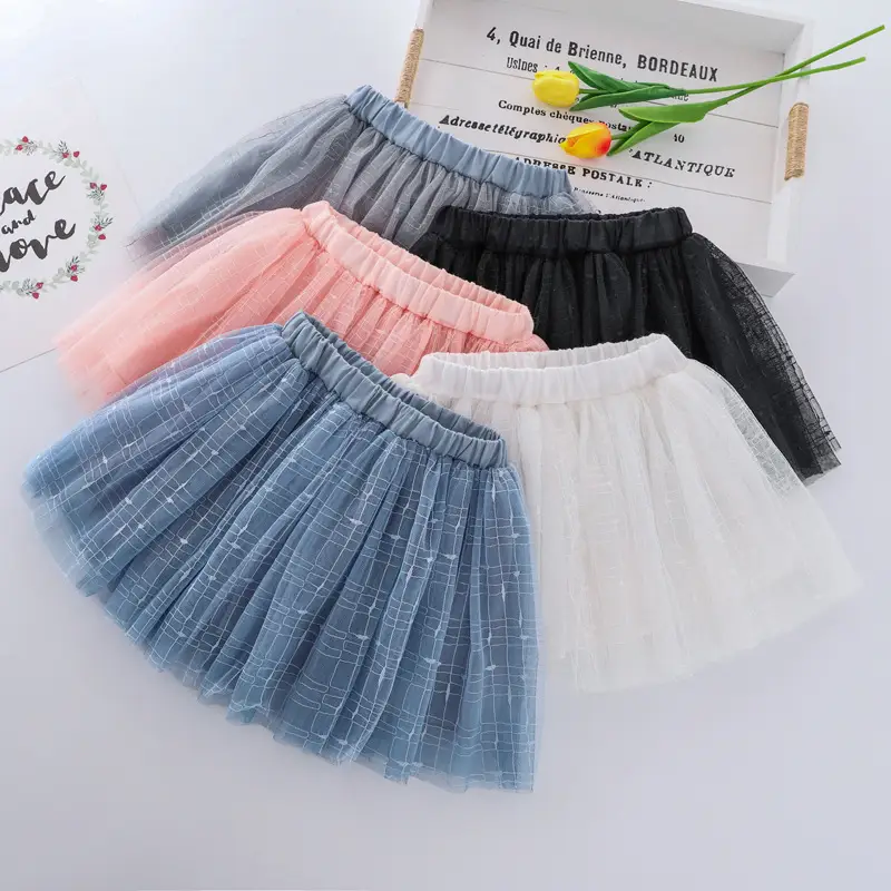 Girls Black Tulle Skirt Spring Summer Korean Style - Image 17