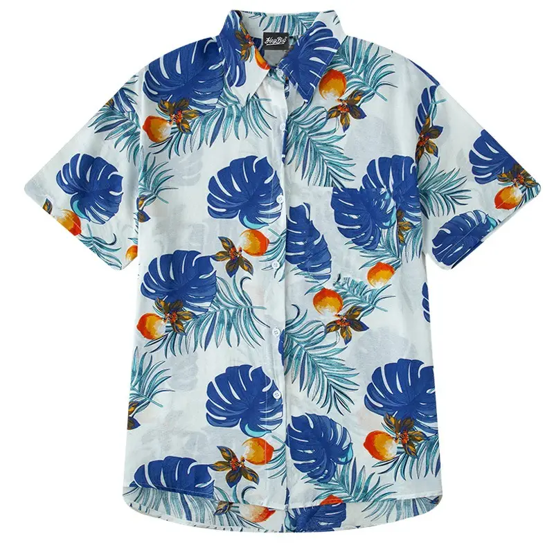 Women's Hawaiian Printed Loose Shirt Beach Wear
