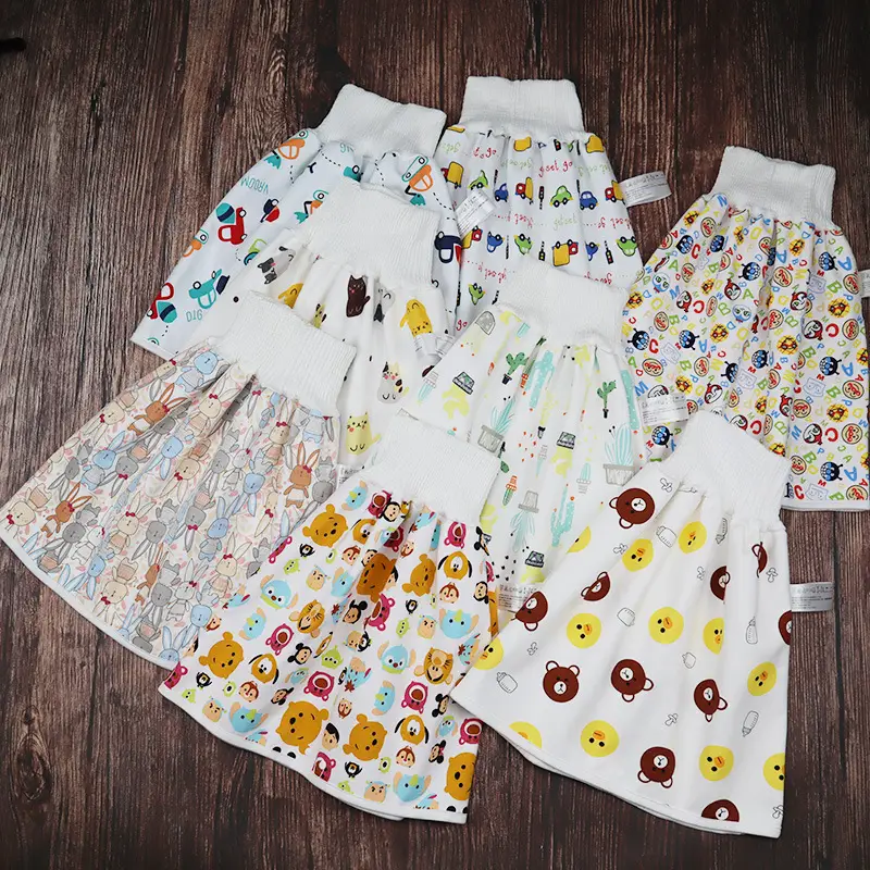 Japanese Style Diaper Skirt Bamboo Fiber Multi-Color Baby - Image 10