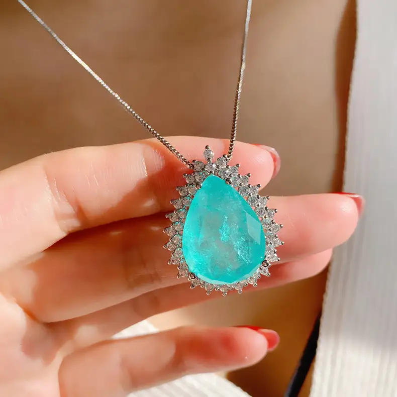 Turquoise Ocean Heart Necklace for Women — feature 3