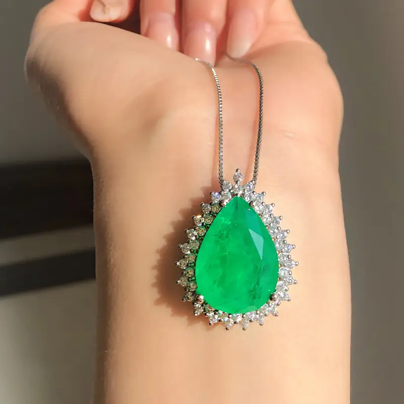 Turquoise Ocean Heart Necklace for Women - Image 2