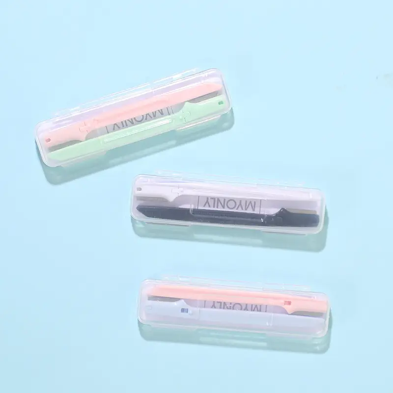 Maioli Mini Eyebrow Trimming Knife Set Portable Belt - Image 6