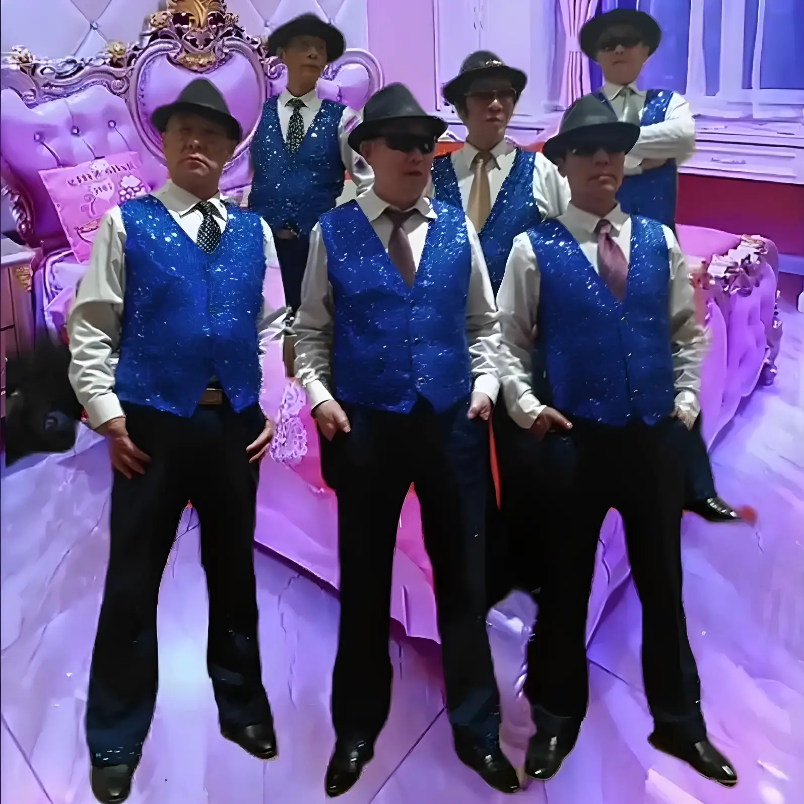 Golden Sequined Men's Vest for Dance & Party Wear — feature 11