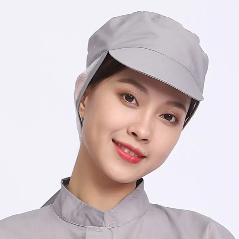 Men's Red Mesh Canteen Cap with Lace Trim - Image 4