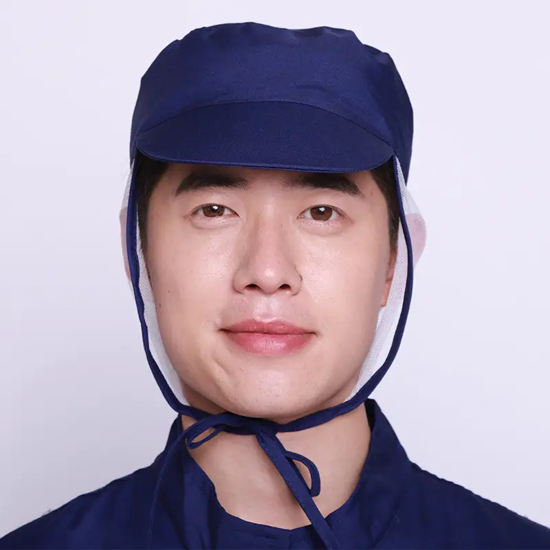 Men's Red Mesh Canteen Cap with Lace Trim - Image 6