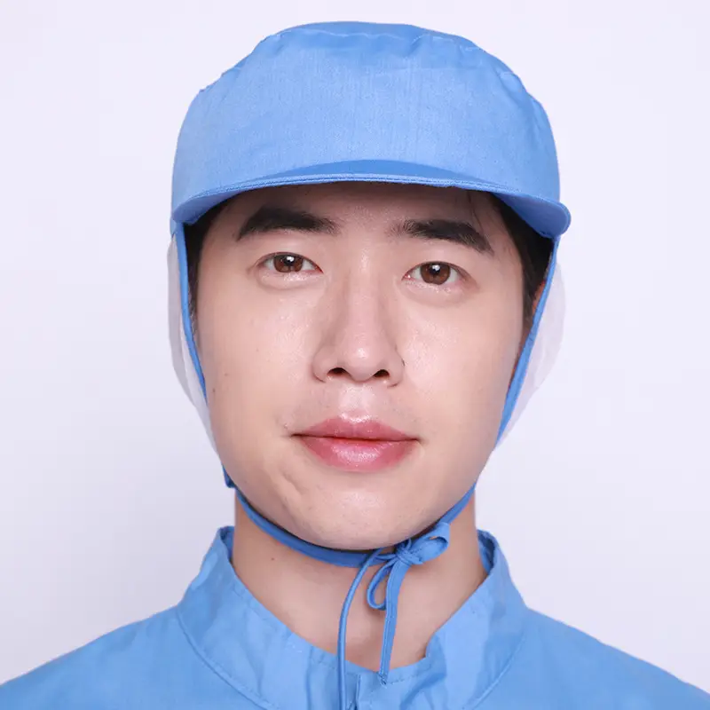 Men's Red Mesh Canteen Cap with Lace Trim - Image 7