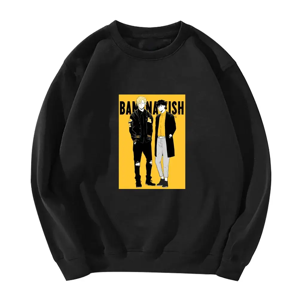 Pink Banach Fish Printed Sweatshirt for Men - Image 7