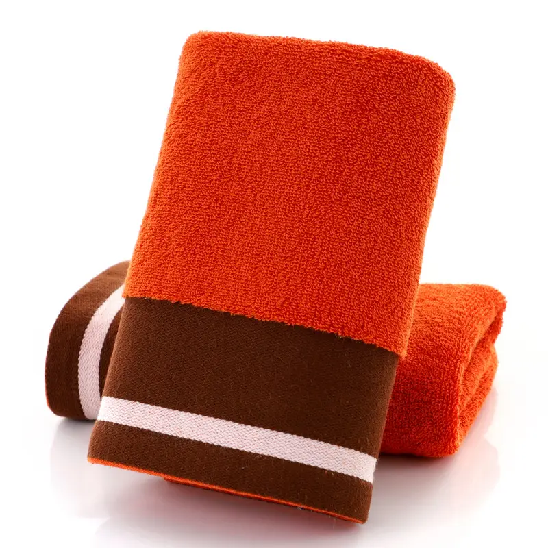 Towel Set Blue Striped Thick Cotton Face Towel - Image 12