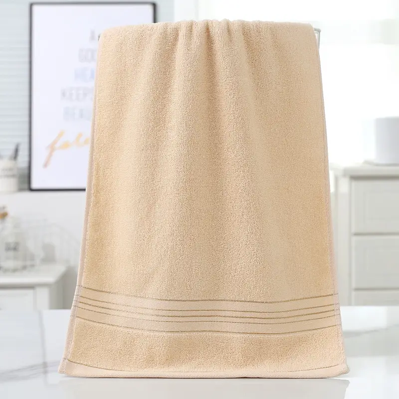 Towel Set Blue Striped Thick Cotton Face Towel - Image 7