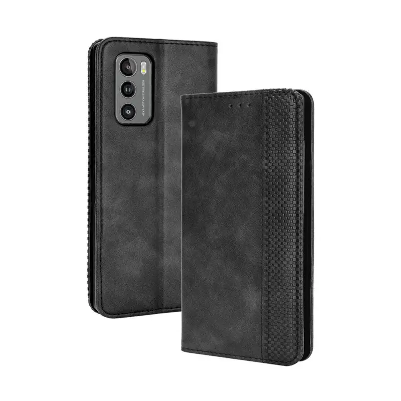 Magnetic Suction Leather Flip Phone Case Brown - Image 9