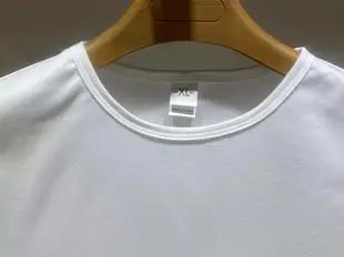 Men Black Cotton T-Shirt Short Sleeve Straight Collar — feature 11