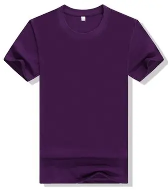 Men Black Cotton T-Shirt Short Sleeve Straight Collar - Image 4