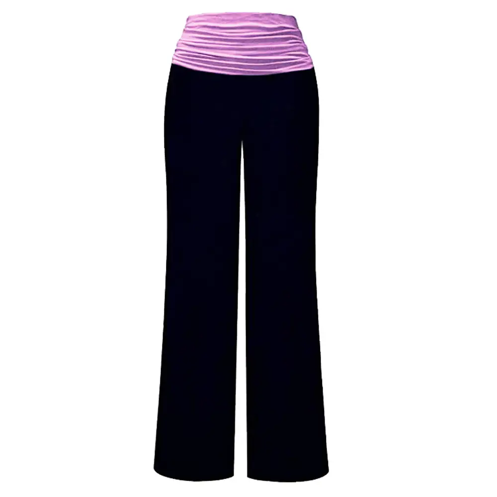 Women's Black Polka Dot Wide Leg Pants - Image 5