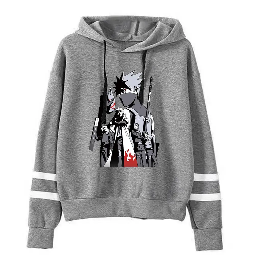 Naruto Hoodie Maroon Cloud Print with Crossbody Bag - Image 12