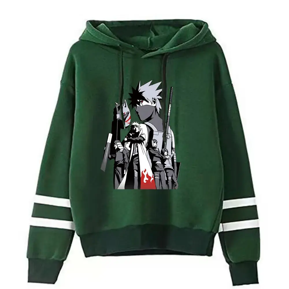 Naruto Hoodie Maroon Cloud Print with Crossbody Bag - Image 14