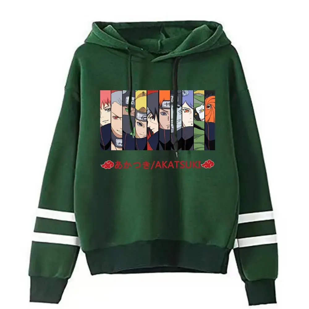 Naruto Hoodie Maroon Cloud Print with Crossbody Bag - Image 4
