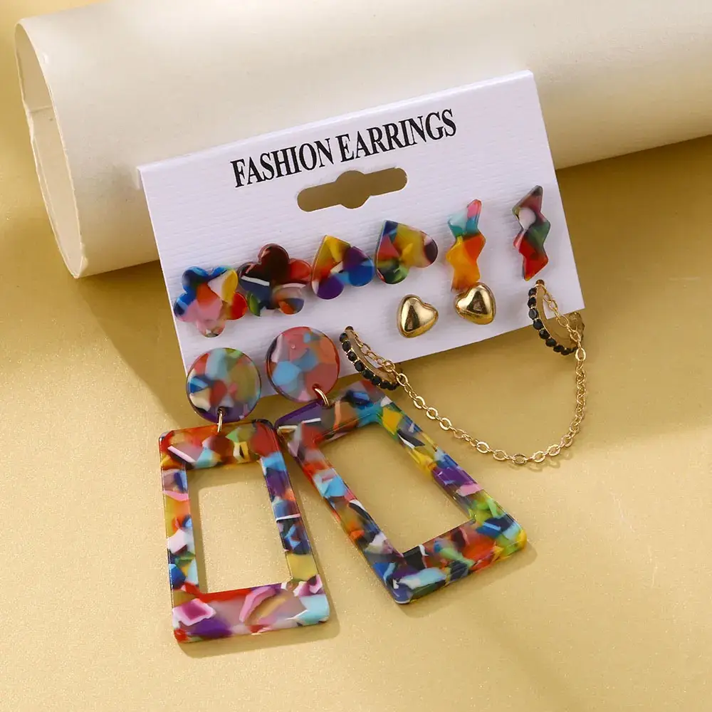 Cross-Border Earring Set with Pearl & Tassel Design - Image 16