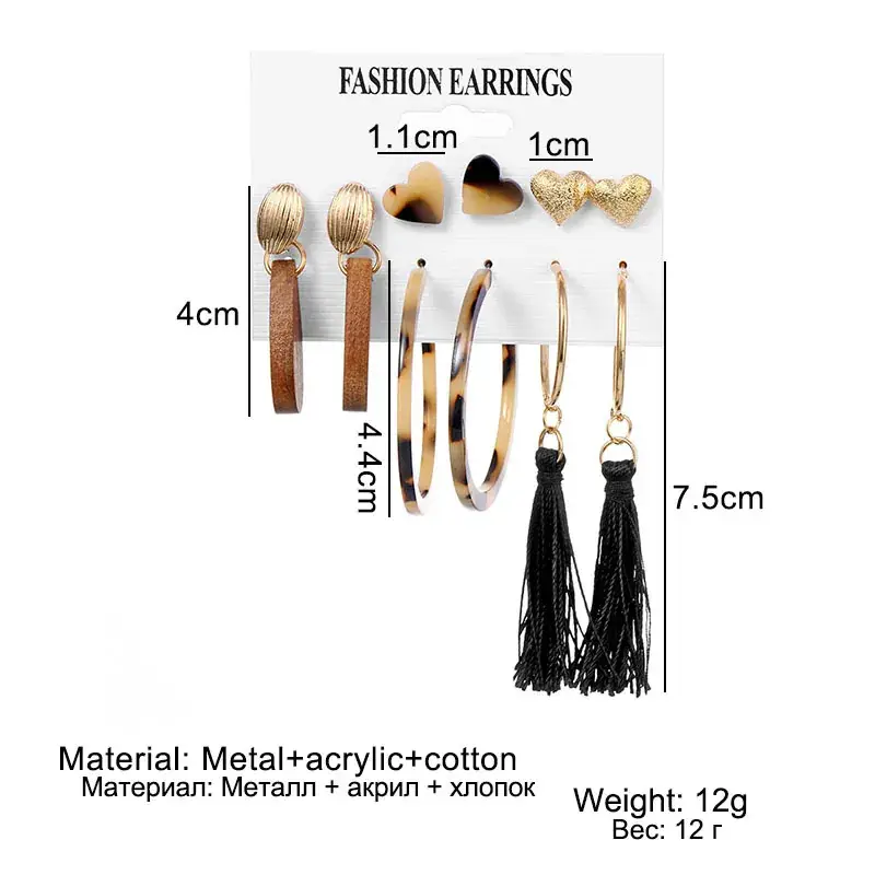 Cross-Border Earring Set with Pearl & Tassel Design - Image 19