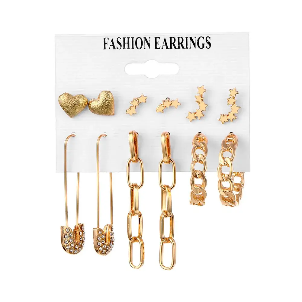Cross-Border Earring Set with Pearl & Tassel Design - Image 10