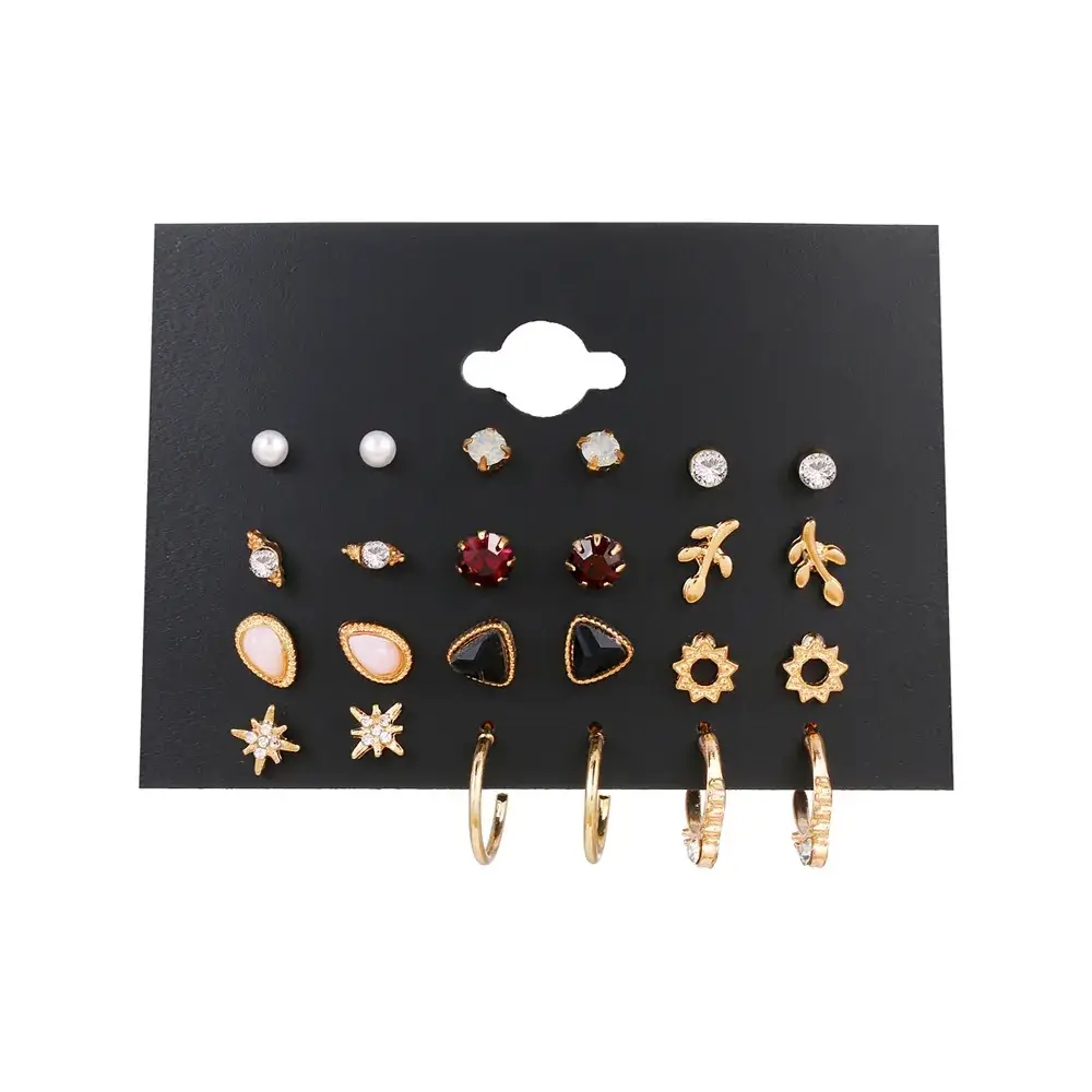 Cross-Border Earring Set with Pearl & Tassel Design - Image 14