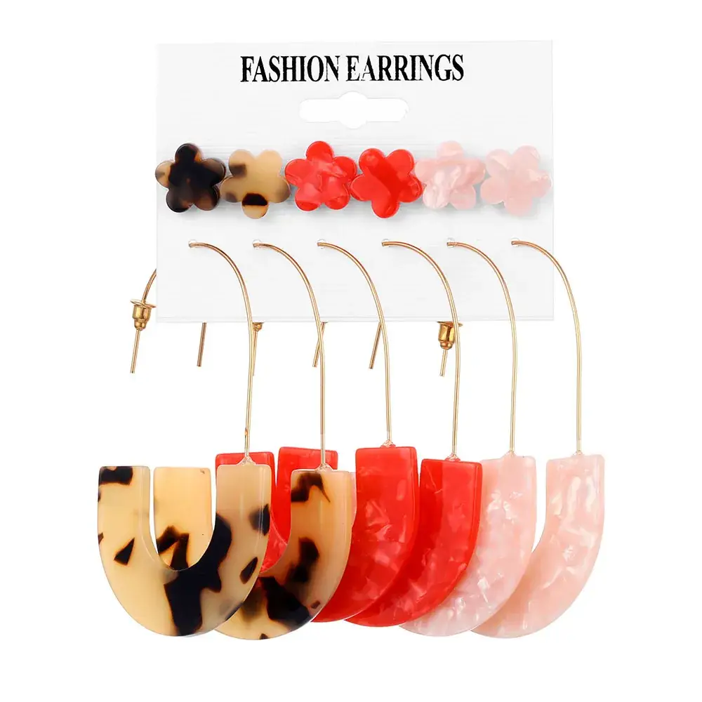 Cross-Border Earring Set with Pearl & Tassel Design - Image 5