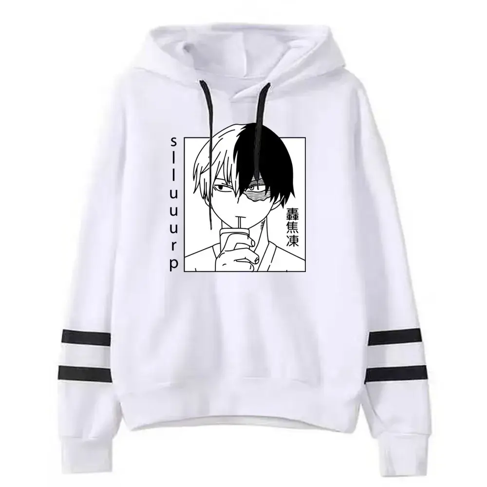 Men Hoodie Gray Graphic My Hero Academia Boku No Hero - Image 6