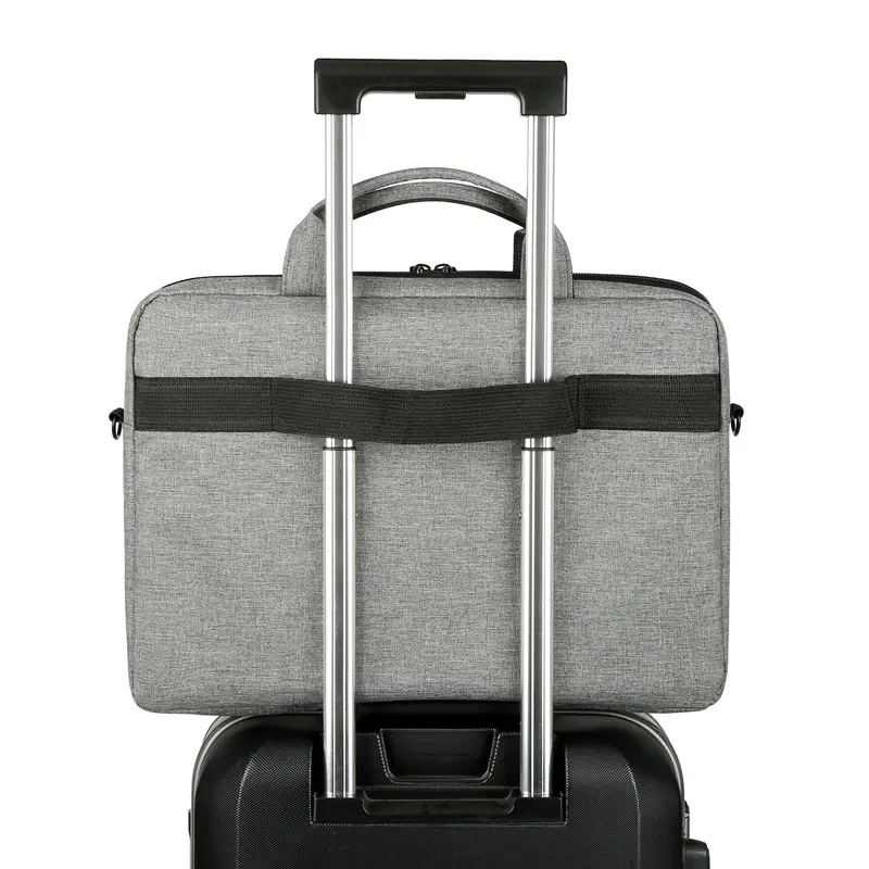 Oxford Cloth Cross-Border Laptop Bag Grey Messenger - Image 7