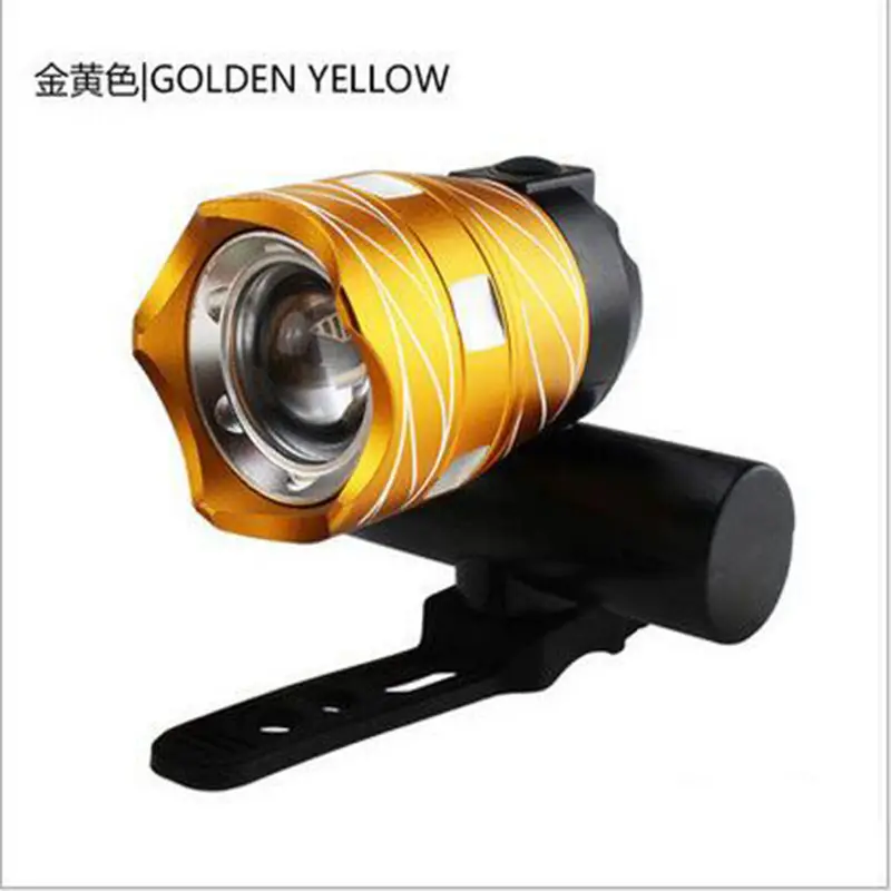 USB Rechargeable Mountain Bike Headlight Black