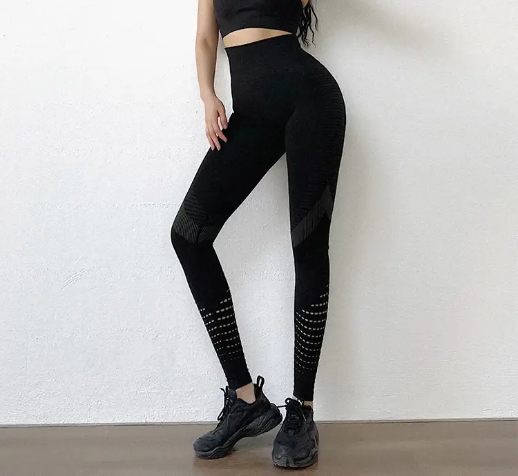 European American Cross Border Peach Hip High Waist Slim Yoga Trousers — feature 19