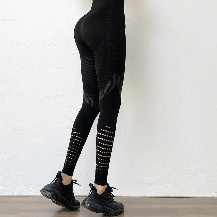 European American Cross Border Peach Hip High Waist Slim Yoga Trousers — feature 20
