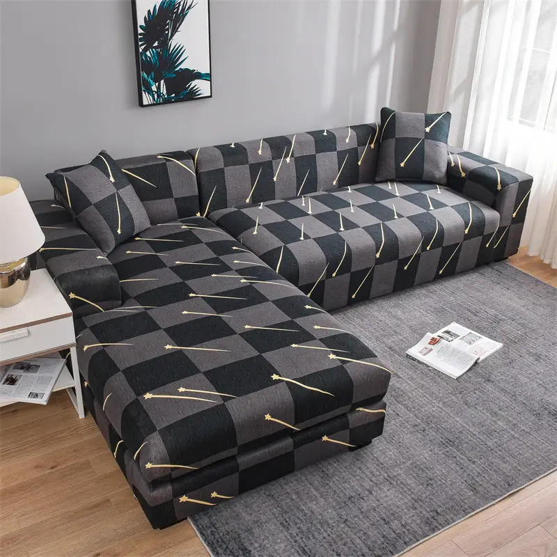 Foreign Trade Elastic Sofa Cover Single Double Three Four Size - Image 19