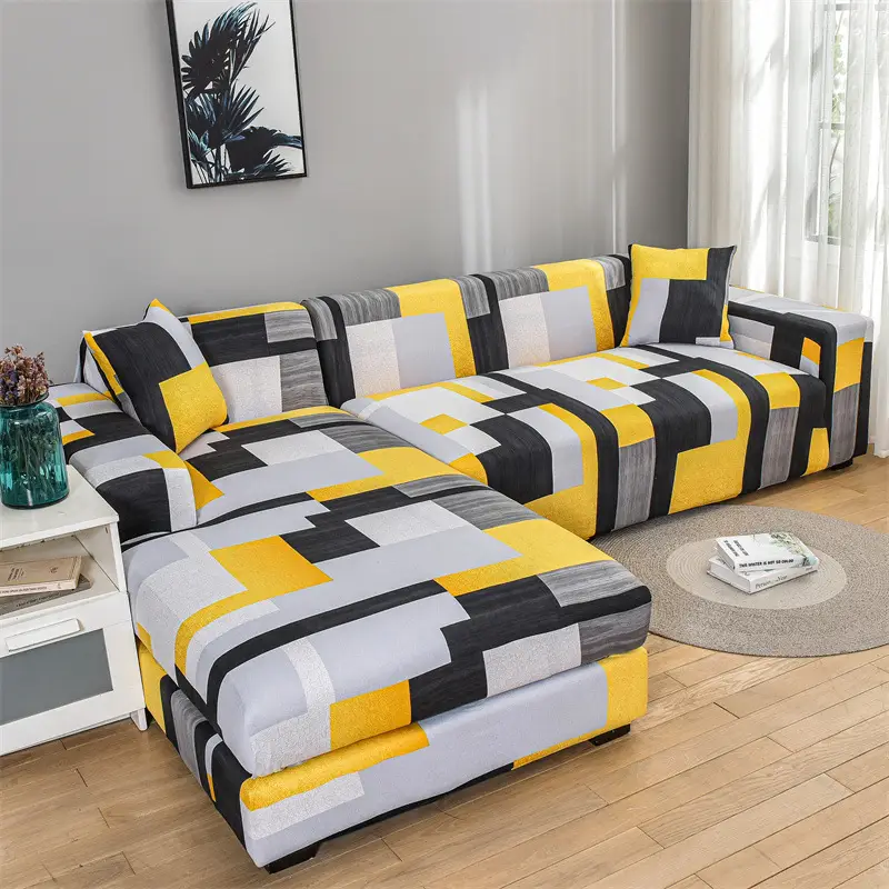 Foreign Trade Elastic Sofa Cover Single Double Three Four Size - Image 9