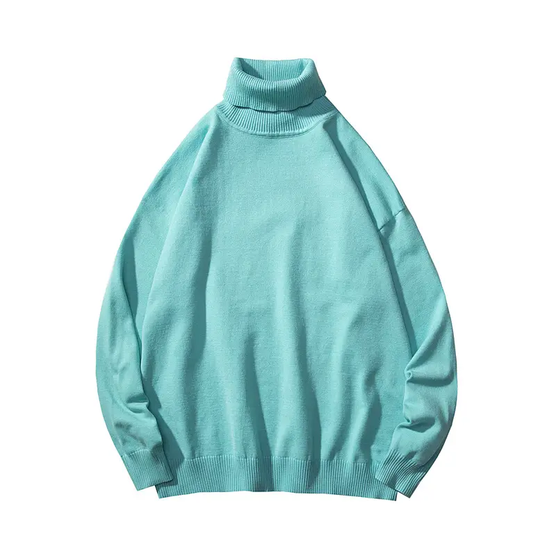 Men's 2020 New Korean Style Sweater Blue Slim Fit — feature 8
