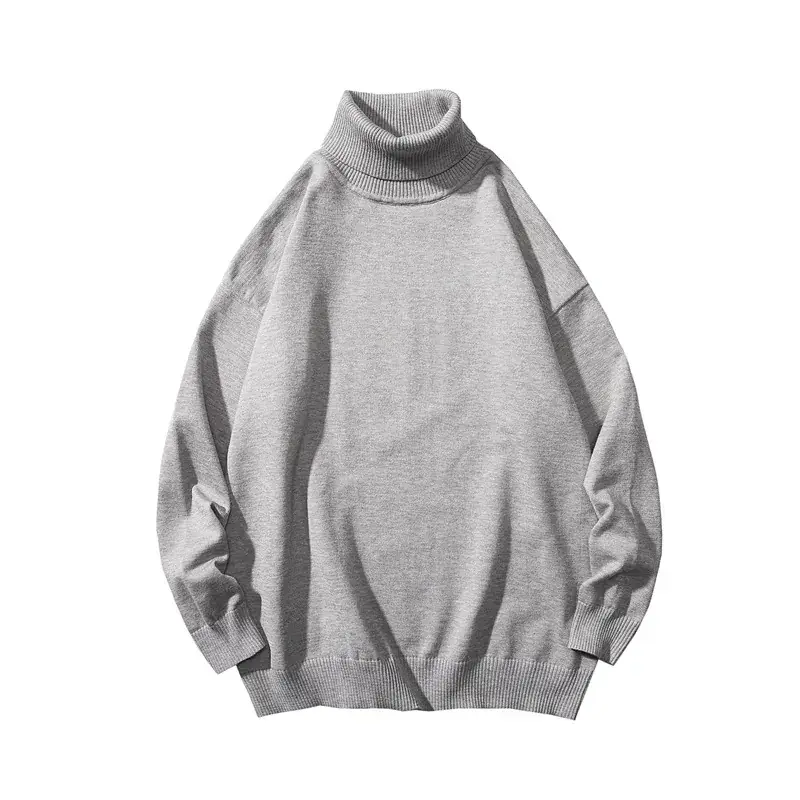 Men's 2020 New Korean Style Sweater Blue Slim Fit - Image 6